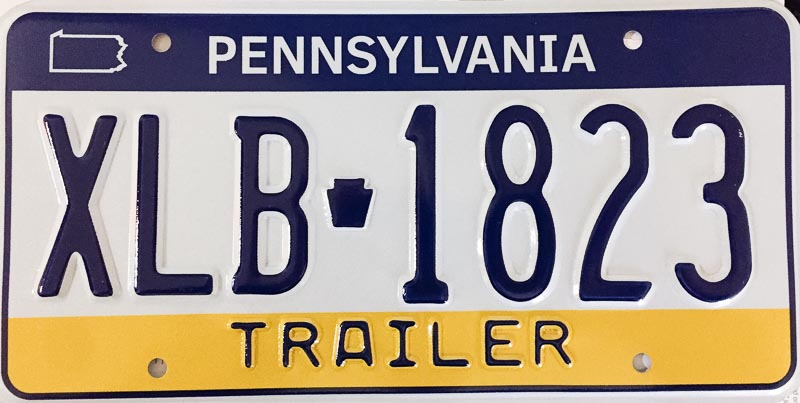 Replacing your Pennsylvania License Plate for Free, New License Plate